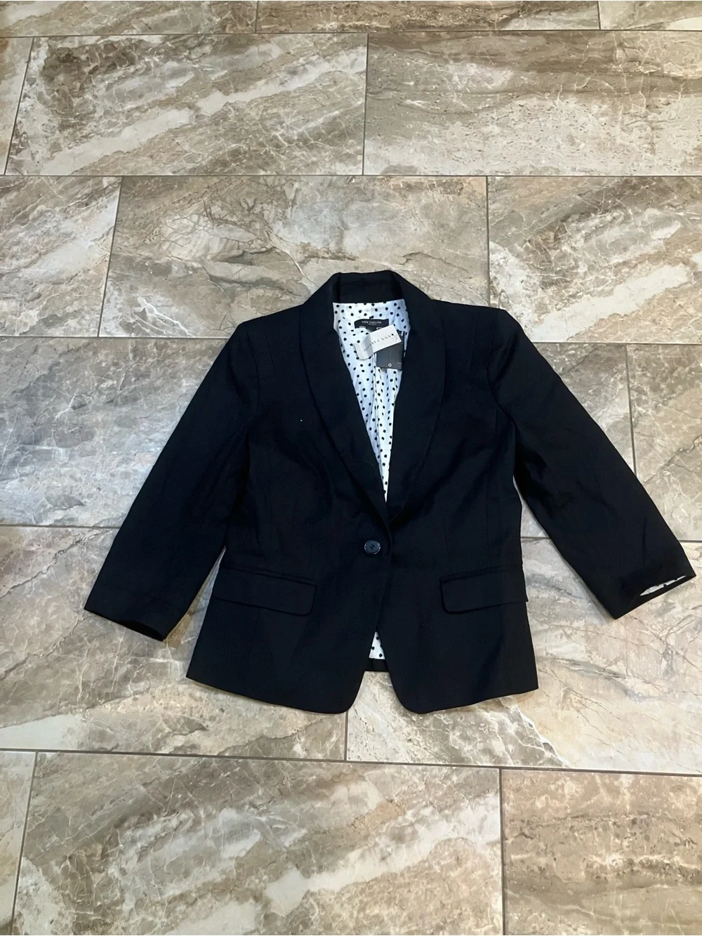 NWT ANN TAYLOR BLACK BLAZER JACKET SZ 10